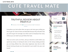 Tablet Screenshot of cutetravelmate.com